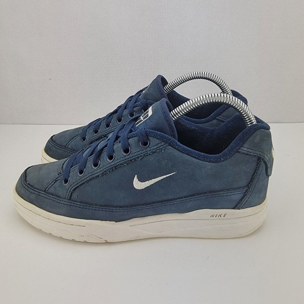 Nike GTS Womens Size 7 Suede Blue Low Top Vintage Athletic Shoes 143000-411